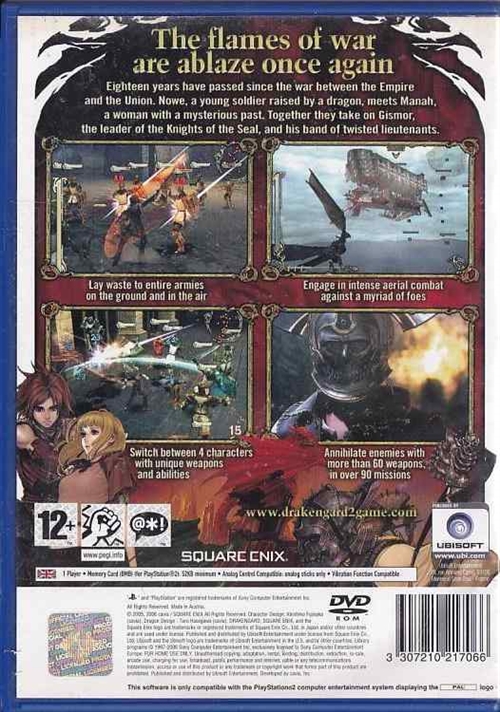 Drakengard 2 - PS2 (B Grade) (Genbrug)